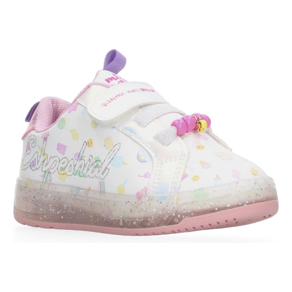 Foto 5 pulgar | Tenis Mis Pastelitos Blanco Para Niña [mpt11] Multicolor