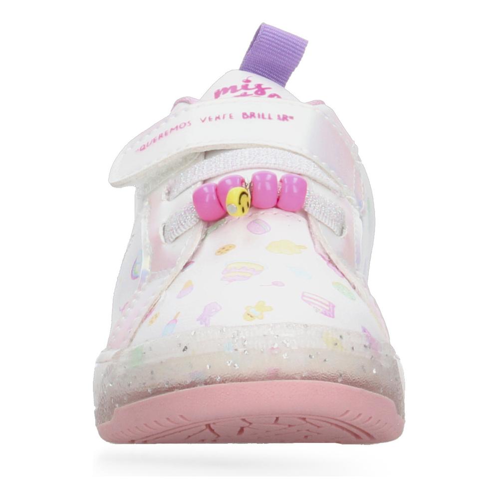 Foto 7 | Tenis Mis Pastelitos Blanco Para Niña [mpt11] Multicolor