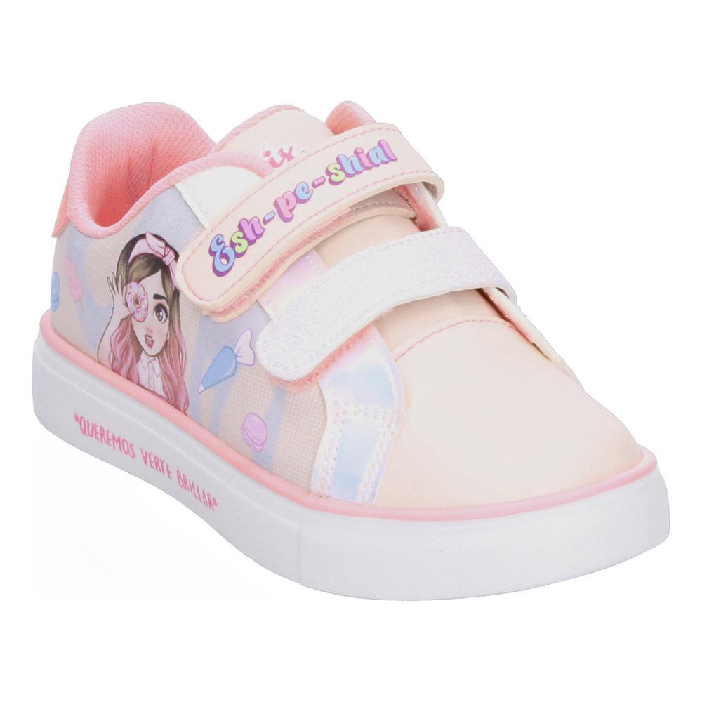 Foto 5 pulgar | Tenis Mis Pastelitos Rosa Para Niña [mpt14] Multicolor