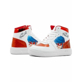 Foto 3 | Tenis Bota Yuyin Para Niña Miraculous Ladybug Antiderrapante Blanco