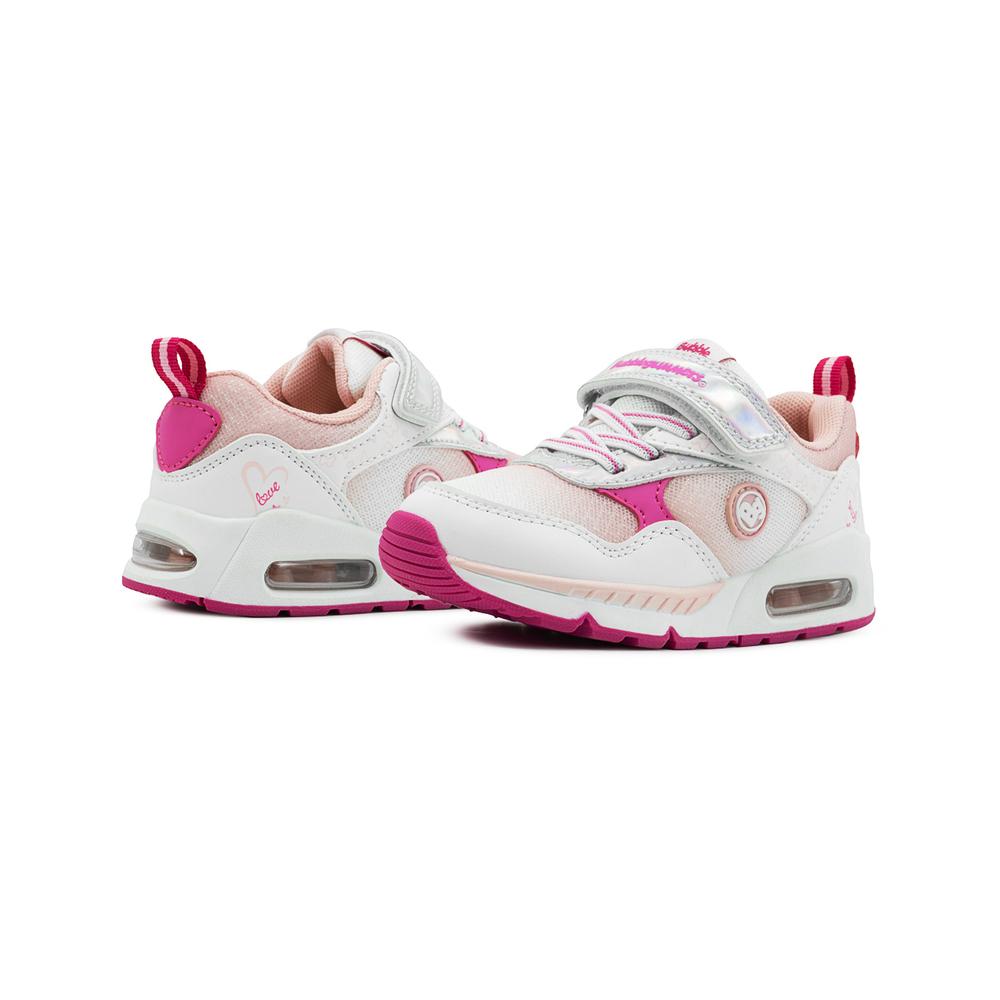Foto 4 pulgar | Tenis Bubble Gummers Para Niña Deportivo Con Valvula De Aire Blanco