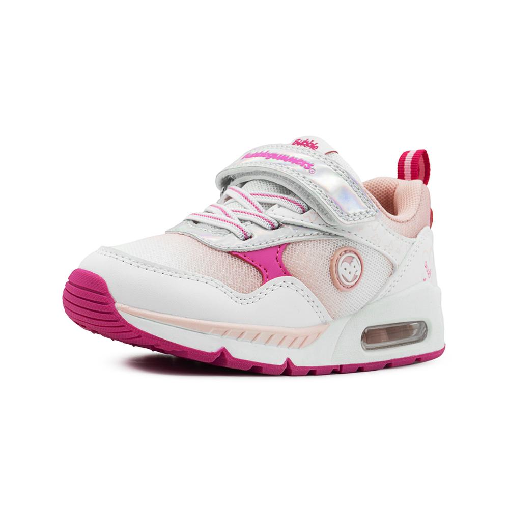 Foto 4 | Tenis Bubble Gummers Para Niña Deportivo Con Valvula De Aire Blanco