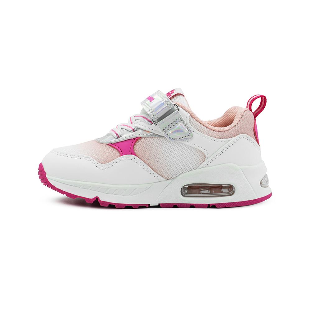 Foto 6 | Tenis Bubble Gummers Para Niña Deportivo Con Valvula De Aire Blanco