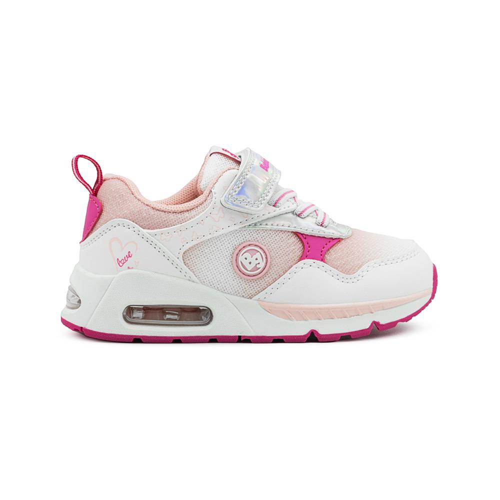 Foto 7 | Tenis Bubble Gummers Para Niña Deportivo Con Valvula De Aire Blanco