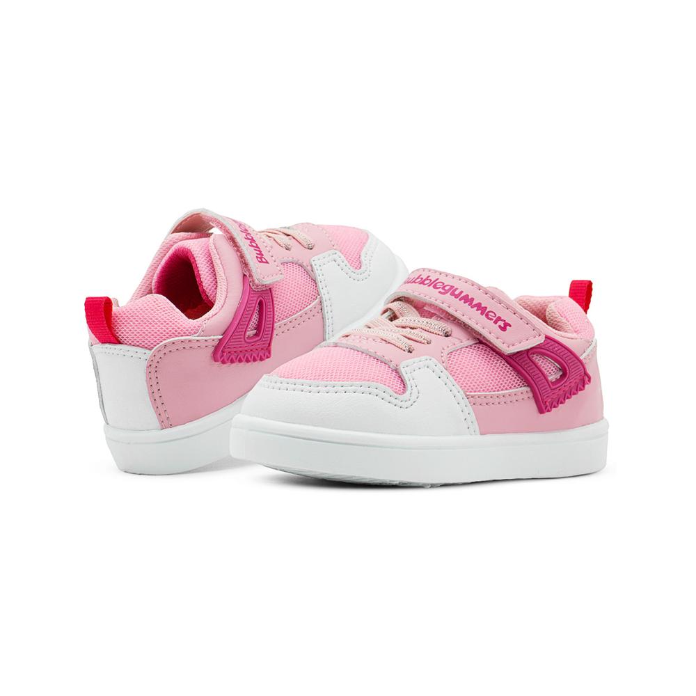 Foto 3 pulgar | Tenis Para Niña Casual Bubble Gummers Velcro Rosa 14-19 Rosa