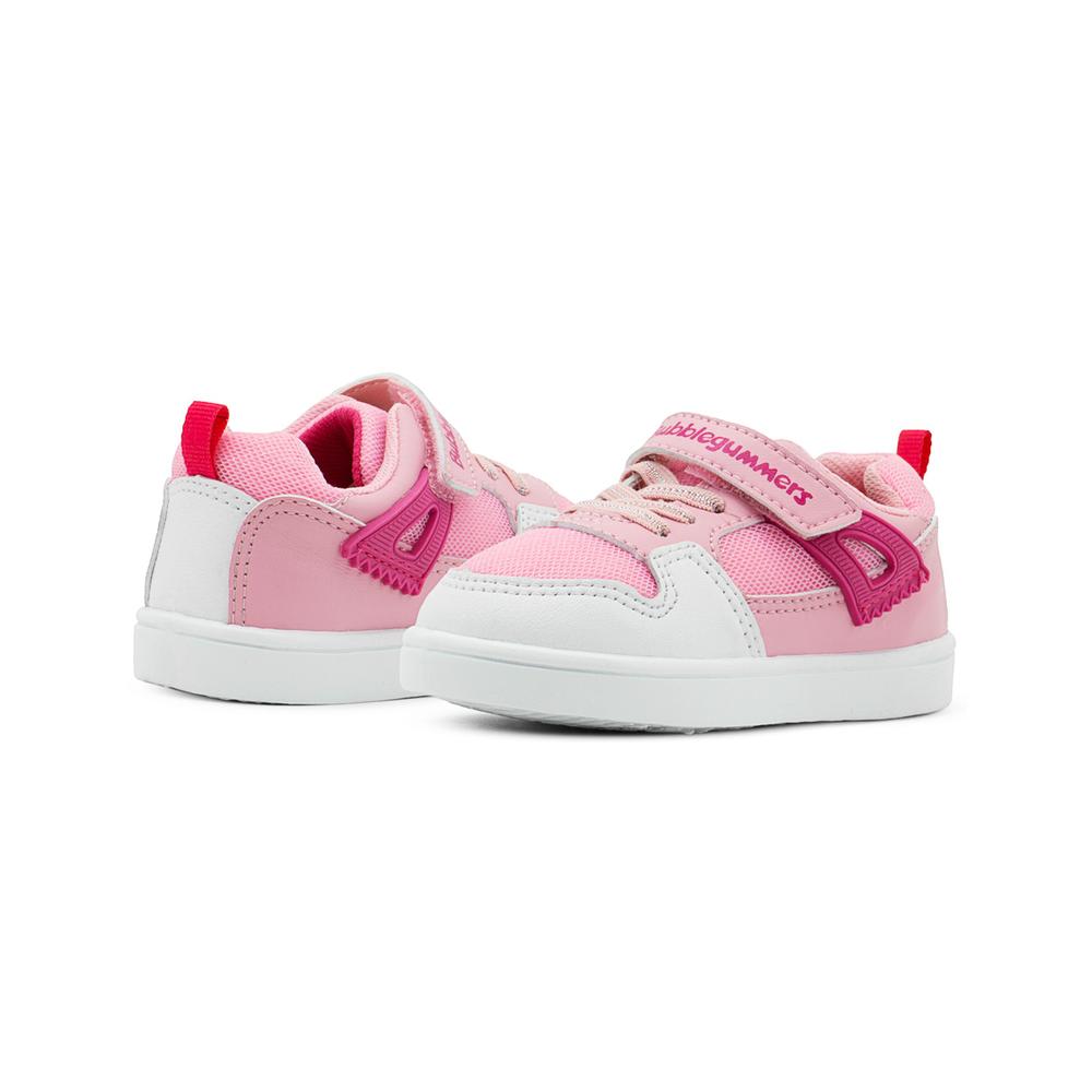 Foto 4 pulgar | Tenis Para Niña Casual Bubble Gummers Velcro Rosa 14-19 Rosa