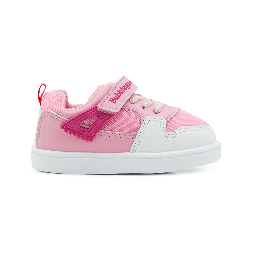 Foto 8 pulgar | Tenis Para Niña Casual Bubble Gummers Velcro Rosa 14-19 Rosa