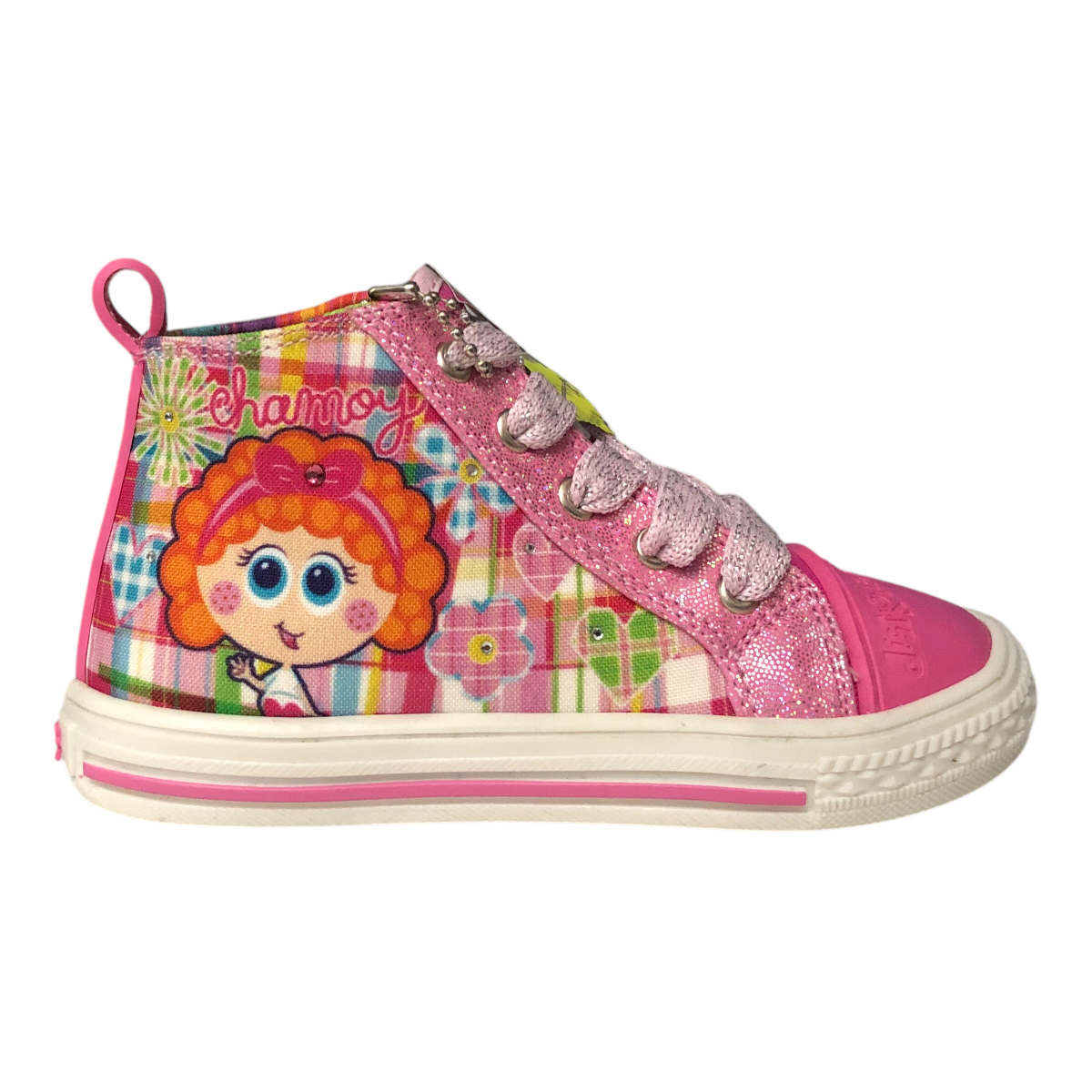 Tenis Bota Color Rosa Para Niña Distroller
