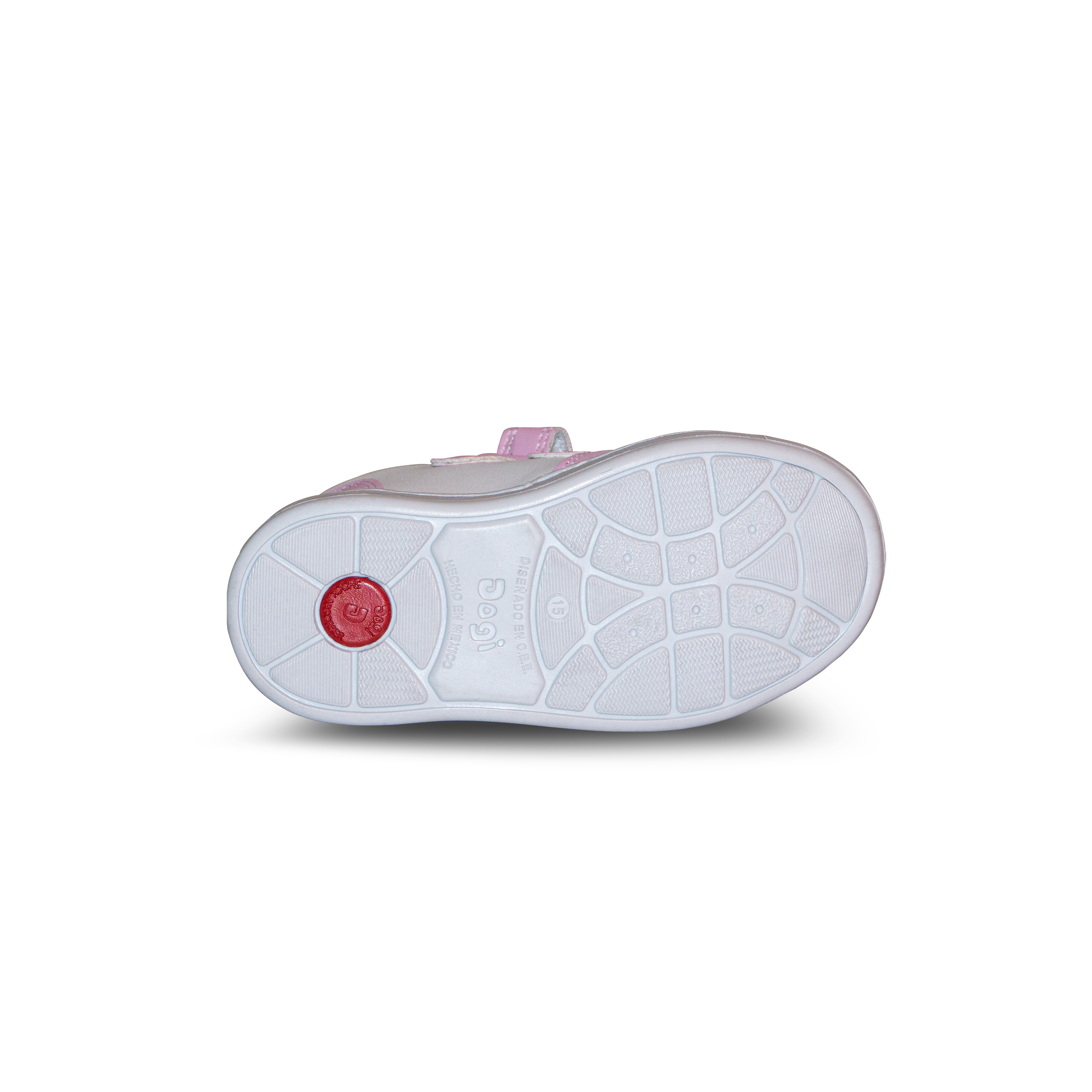 Foto 9 pulgar | Tenis De Moda Dogi Para Bebé Rosa