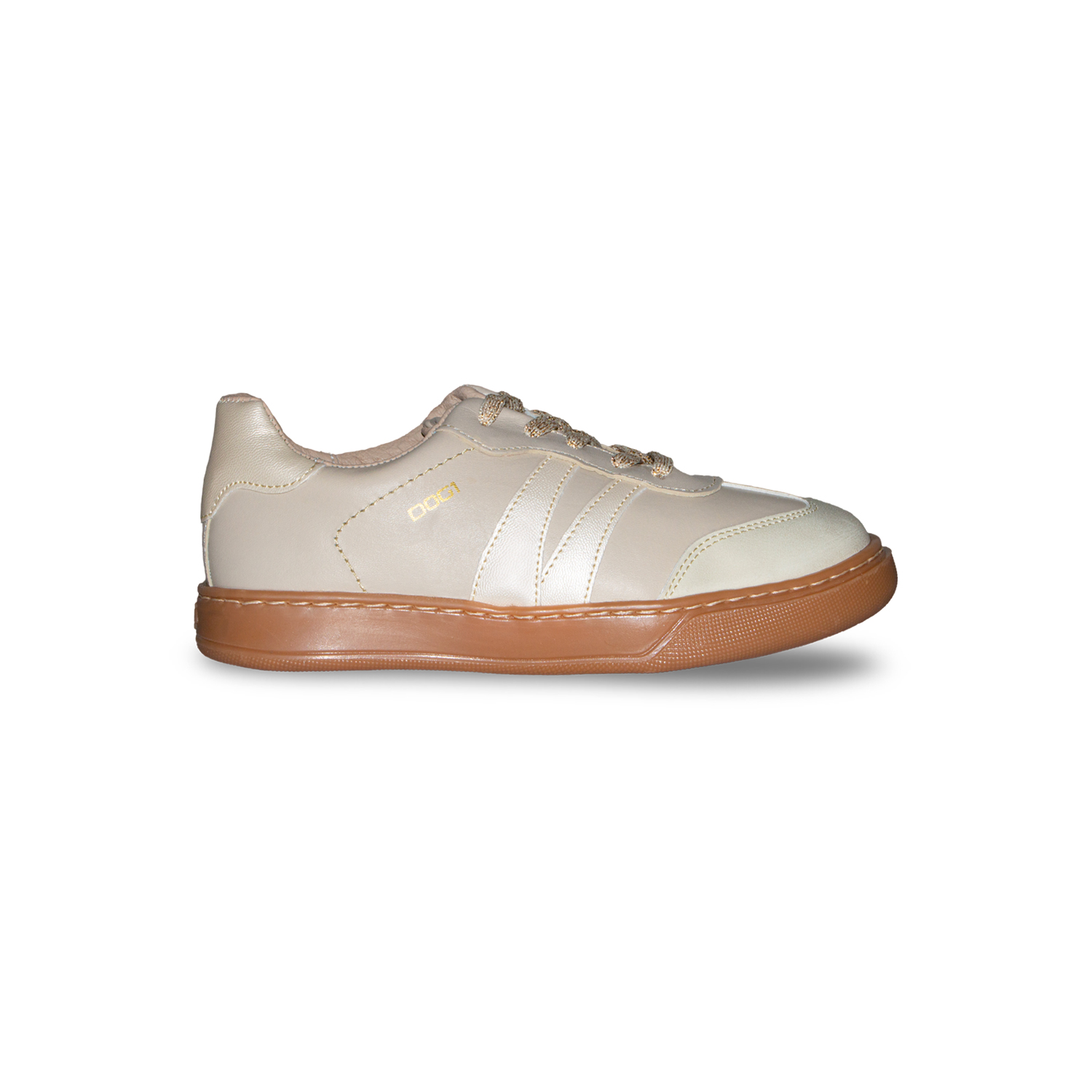 Foto 3 pulgar | Tenis Dogi De Moda Para Niña Color Crema