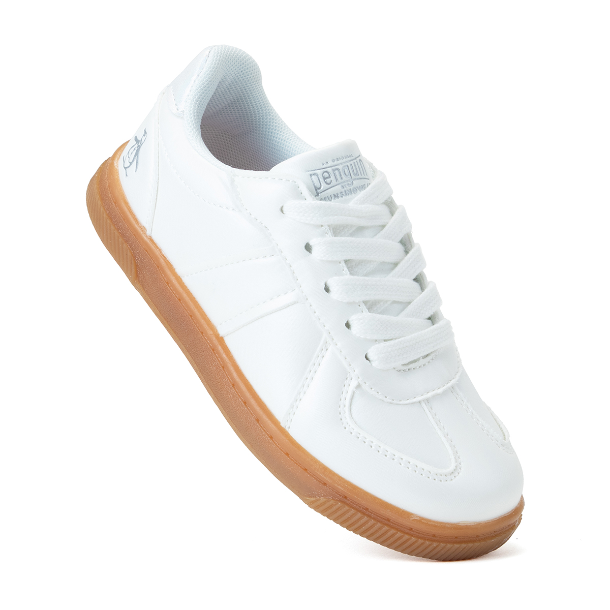 Foto 9 pulgar | Tenis Original Penguin Style Dona Blanco Tornasol Para Niña