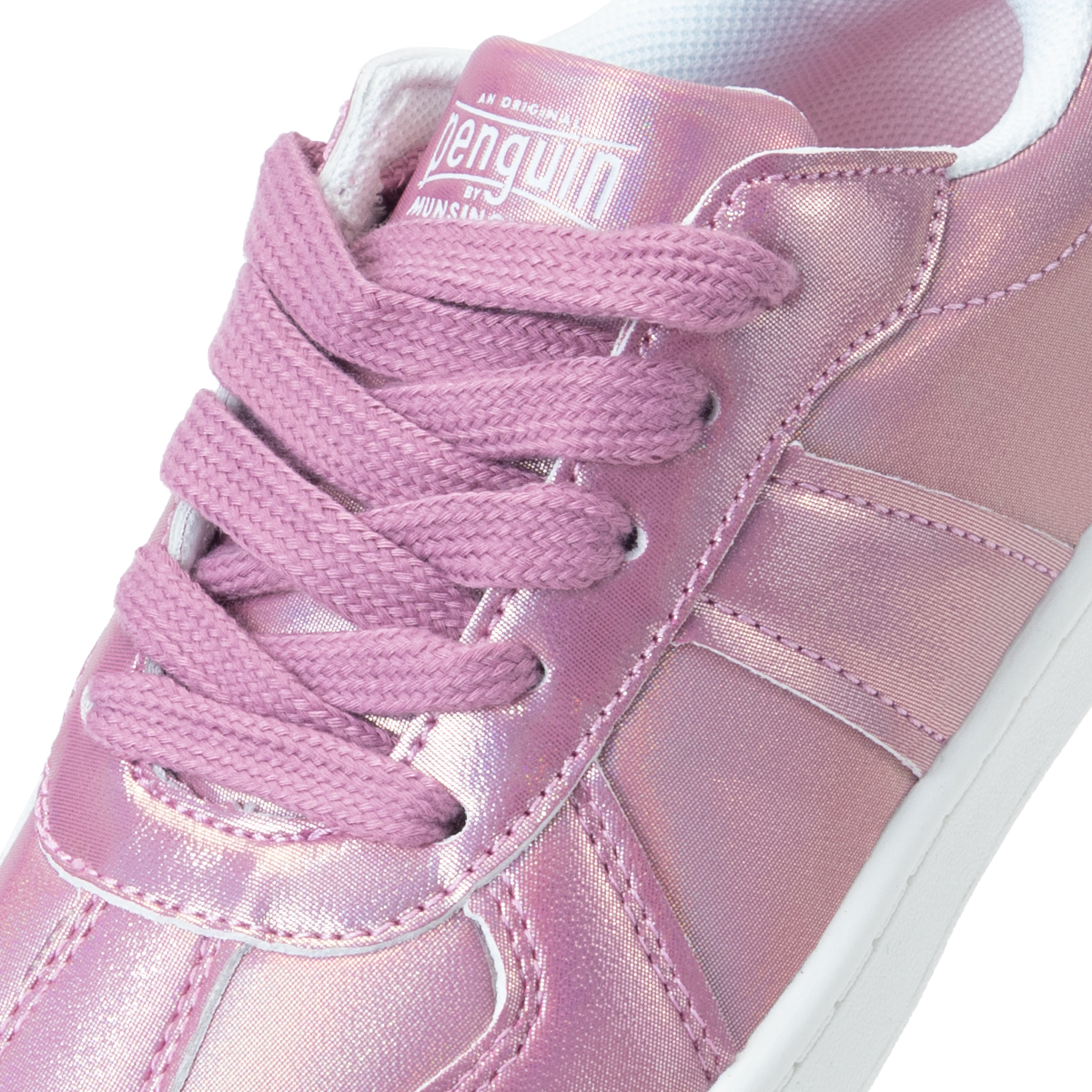 Foto 8 pulgar | Tenis Original Penguin Style Dona Rosa Tornasol Para Niña