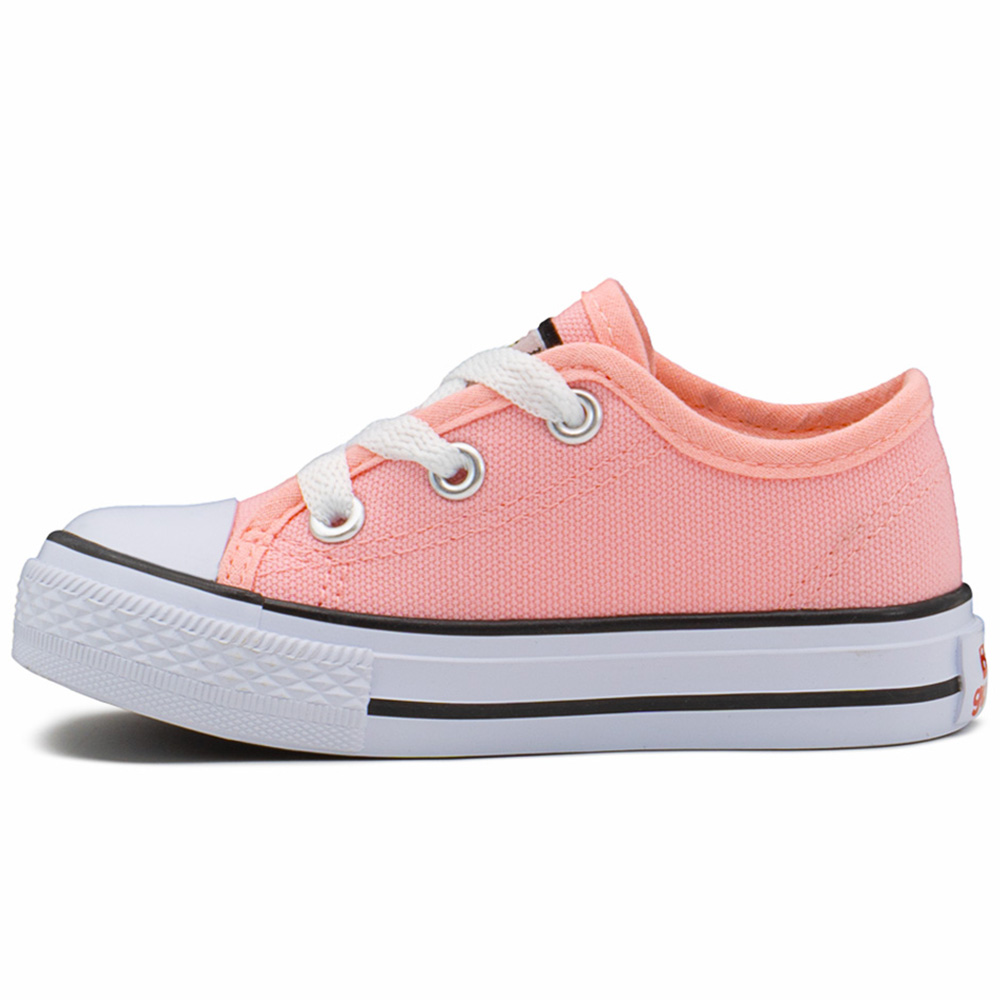 Foto 3 pulgar | Tenis Bubble Gummers Harry Choclo Lona Rosa Para Niña