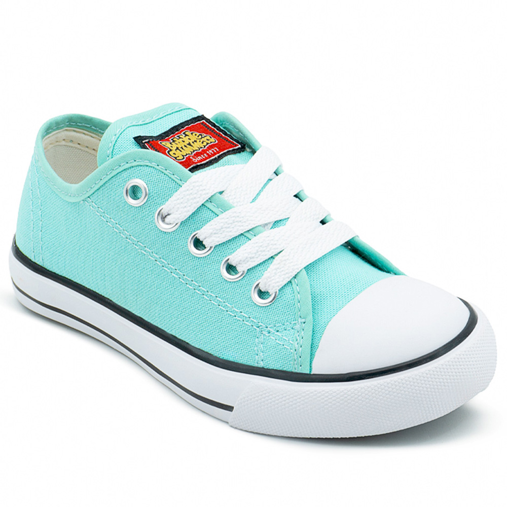 Foto 2 pulgar | Tenis Bubble Gummers Harry Choclo Lona Menta Para Niña
