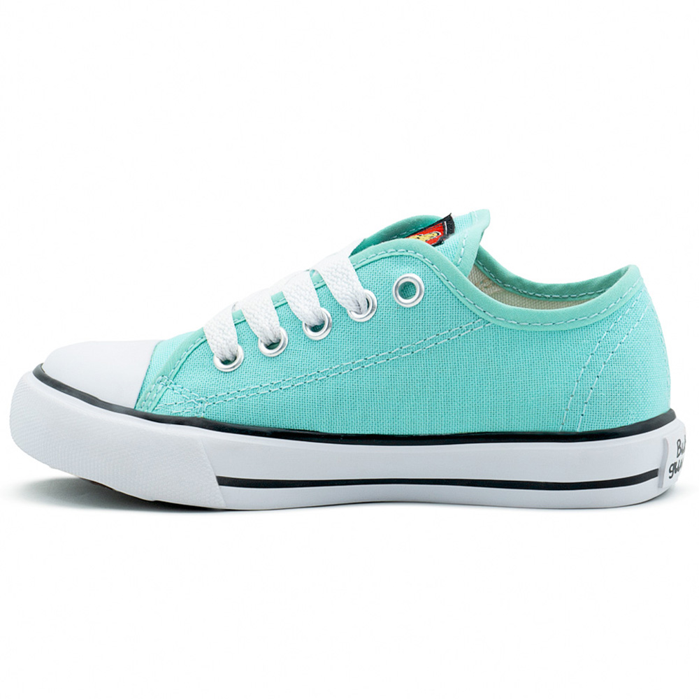 Foto 3 pulgar | Tenis Bubble Gummers Harry Choclo Lona Menta Para Niña