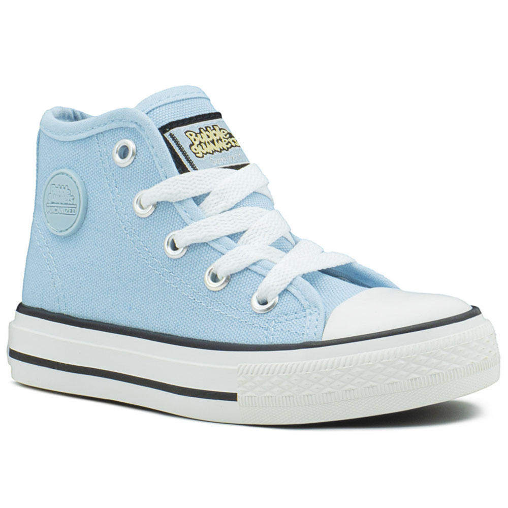 Foto 1 | Tenis Bubble Gummers Wilson Bota Lona Celeste Para Niña