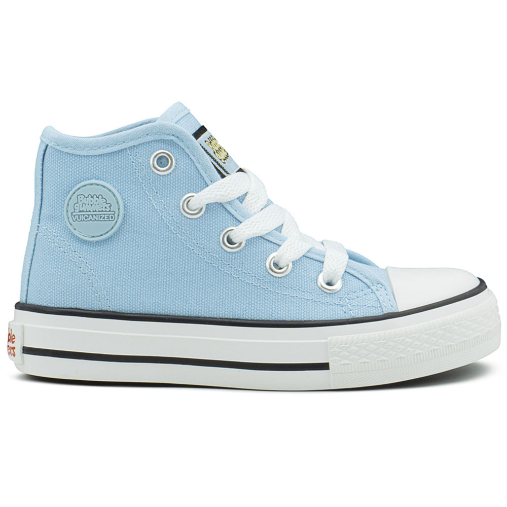 Foto 3 | Tenis Bubble Gummers Wilson Bota Lona Celeste Para Niña
