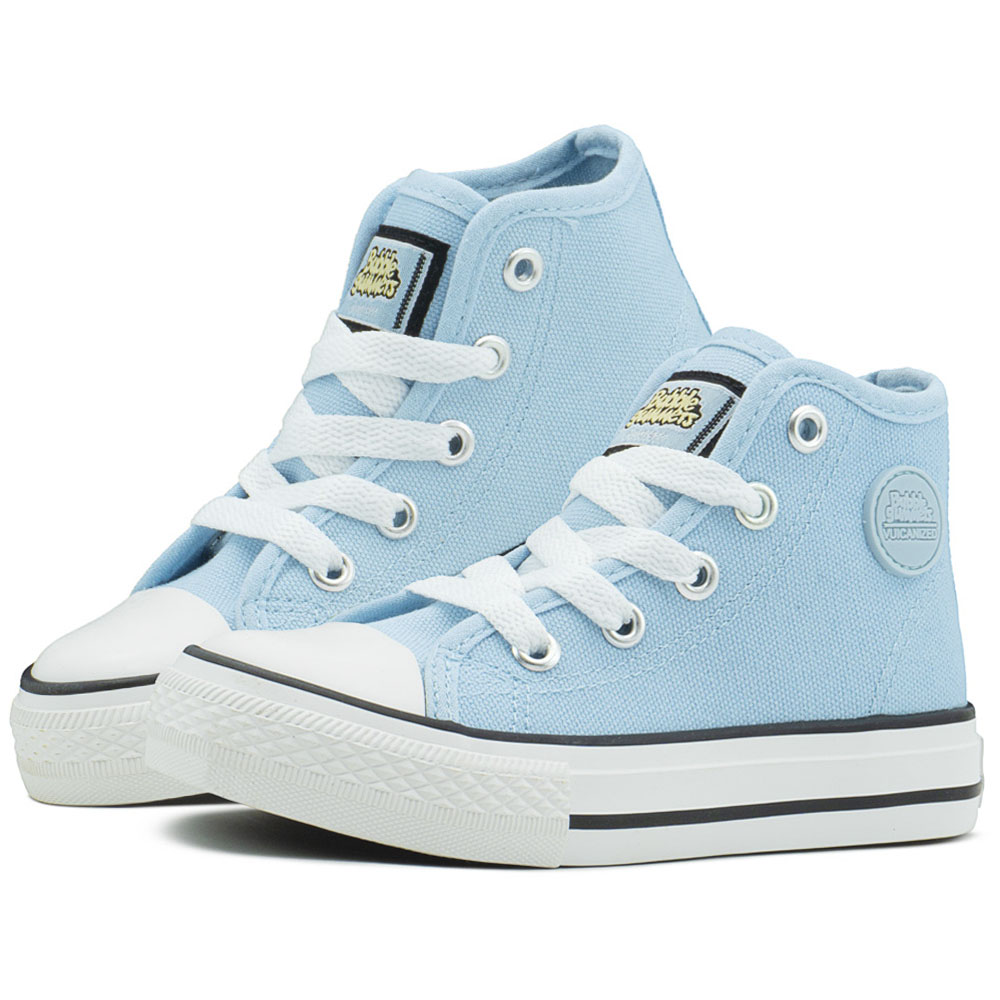 Foto 4 | Tenis Bubble Gummers Wilson Bota Lona Celeste Para Niña