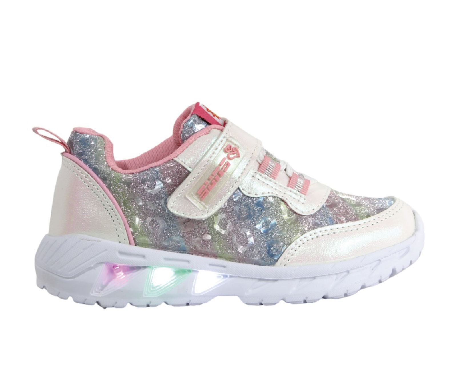 Tenis Niña Suns 524f Blanco/rosa