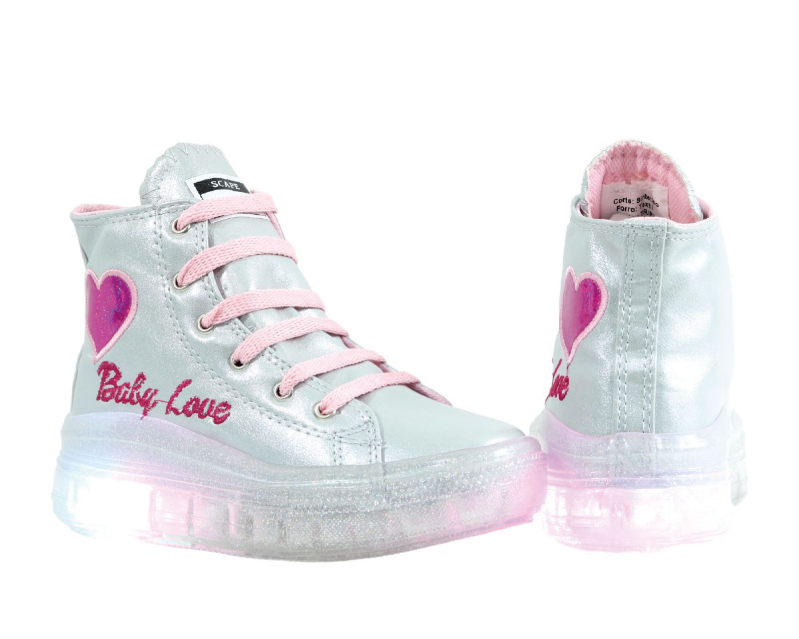 Foto 4 | Tenis Bota Niña Scape 347 Ariel Plata