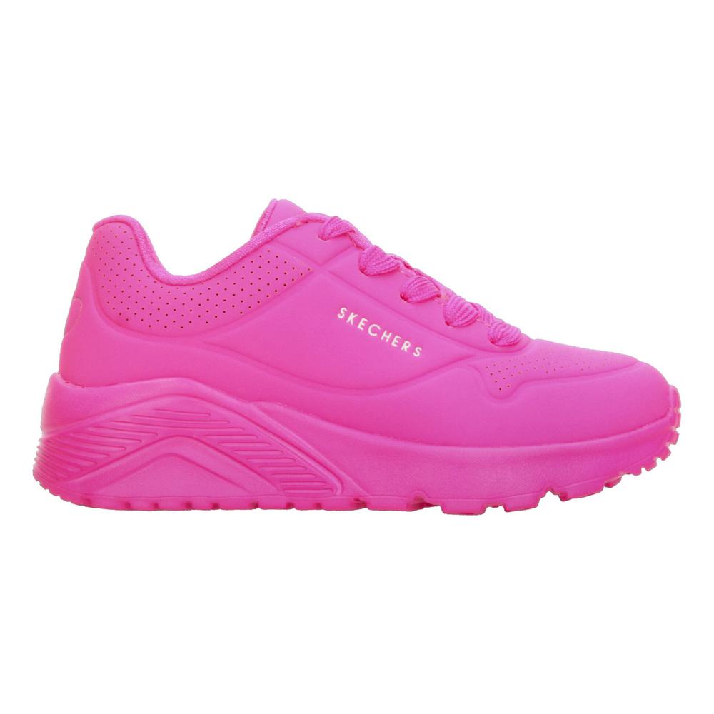 Tenis Niña Skechers Uno Ice Color Fucsia Cintas Ajustables Fucsia