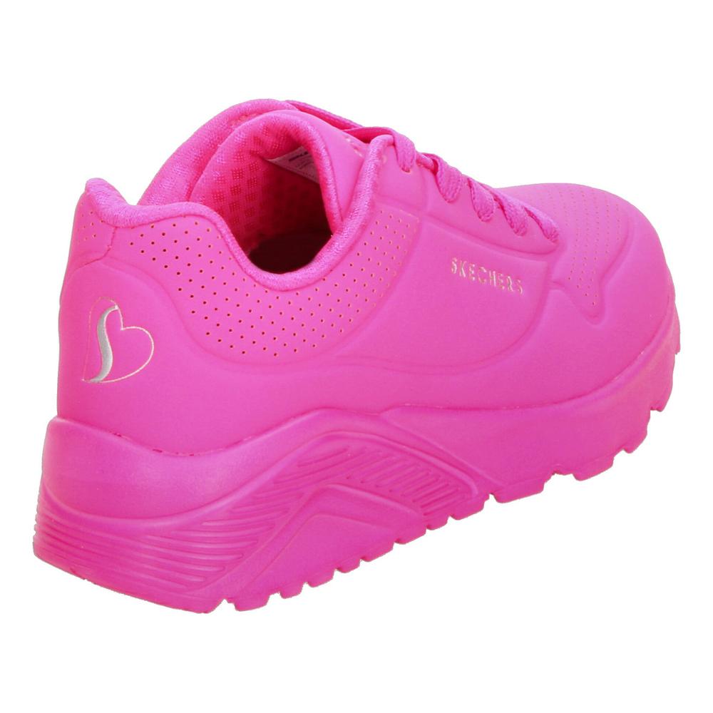 Foto 4 pulgar | Tenis Niña Skechers Uno Ice Color Fucsia Cintas Ajustables Fucsia