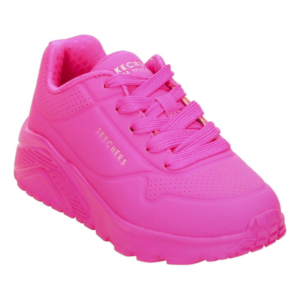Foto 5 pulgar | Tenis Niña Skechers Uno Ice Color Fucsia Cintas Ajustables Fucsia