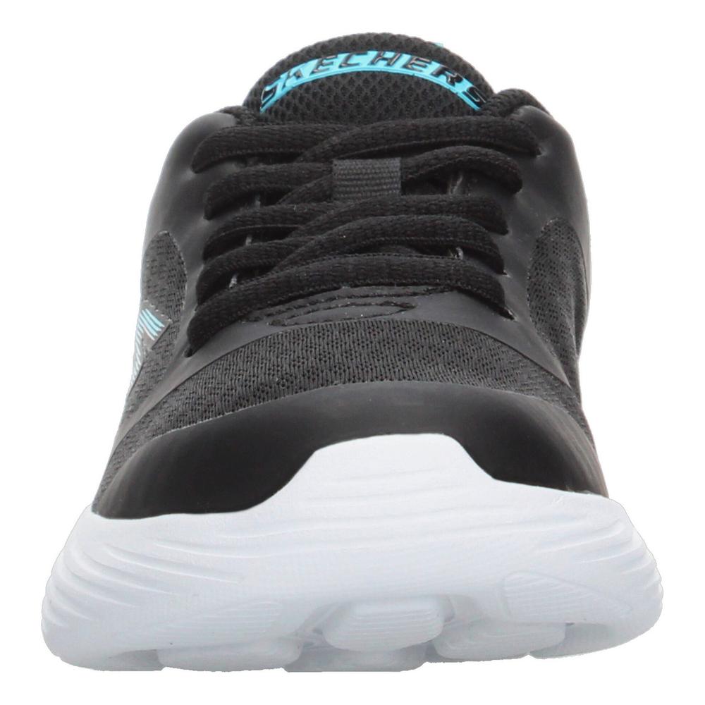 Foto 7 pulgar | Tenis Skechers Negro Para Niña [ske1008] Negro
