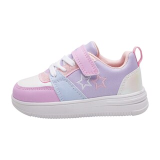 Foto 2 | Tenis Calzado Watanabe Color Blanco Tipo Piel Estrellas