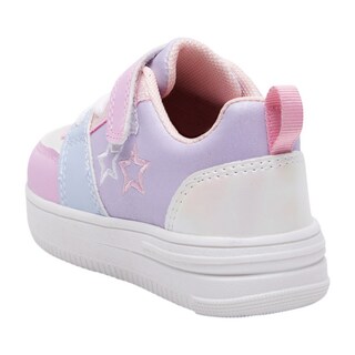 Foto 3 | Tenis Calzado Watanabe Color Blanco Tipo Piel Estrellas