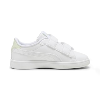 Foto 2 | Tenis Puma Smash 3.0 Badges V Ps Infantil Para Niña Blanco
