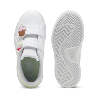 Foto 6 | Tenis Puma Smash 3.0 Badges V Ps Infantil Para Niña Blanco