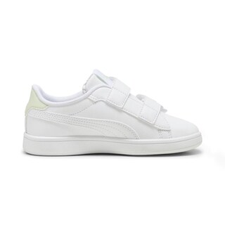 Foto 2 | Tenis Puma Smash 3.0 Badges V Ps Infantil Para Niña Blanco