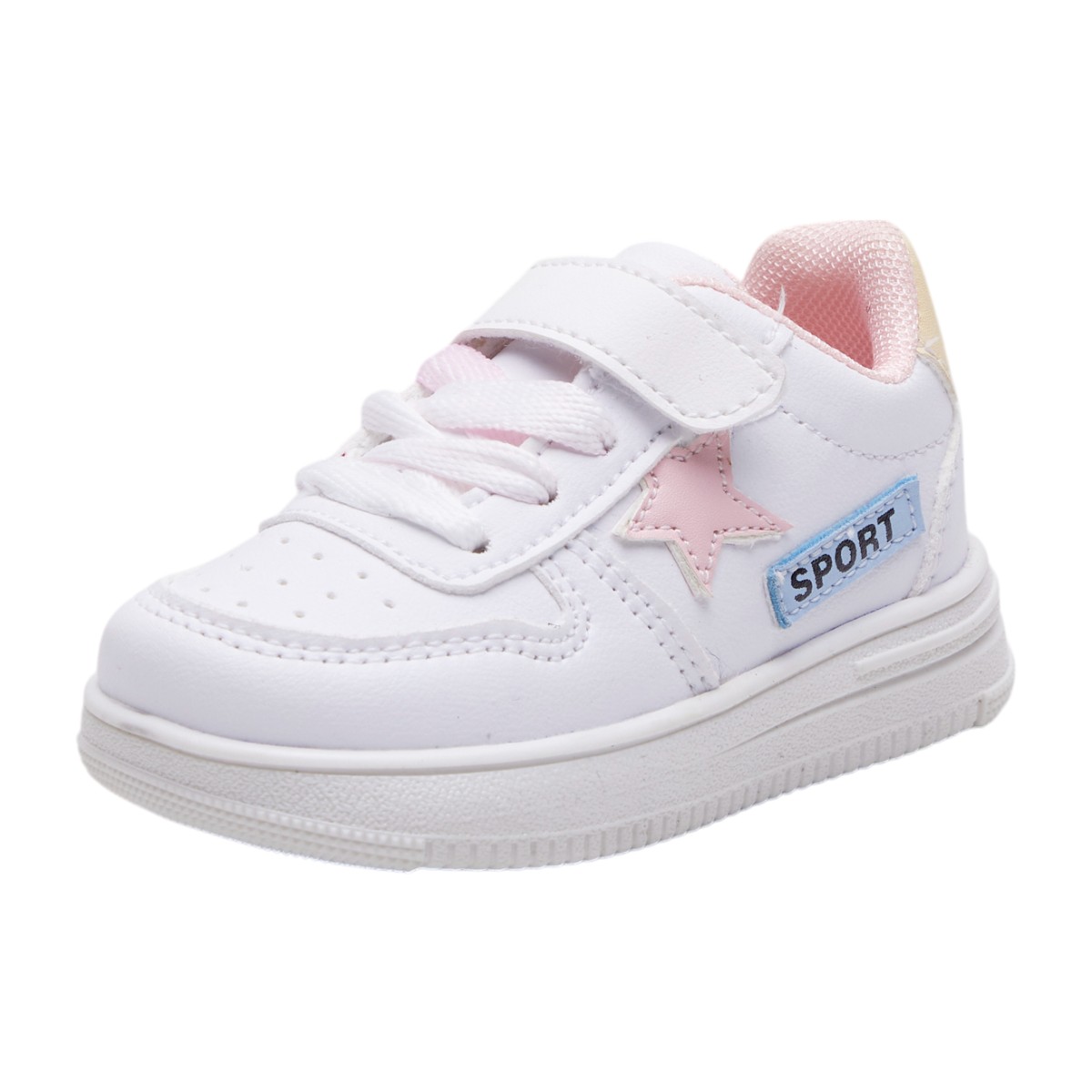 Foto 1 | Tenis Calzado Watanabe Color Blanco Estrella Decorativa