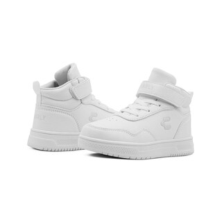 Foto 2 | Tenis Botín Niña Charly Blanco Velcro Antiderrapante Casual Blanco
