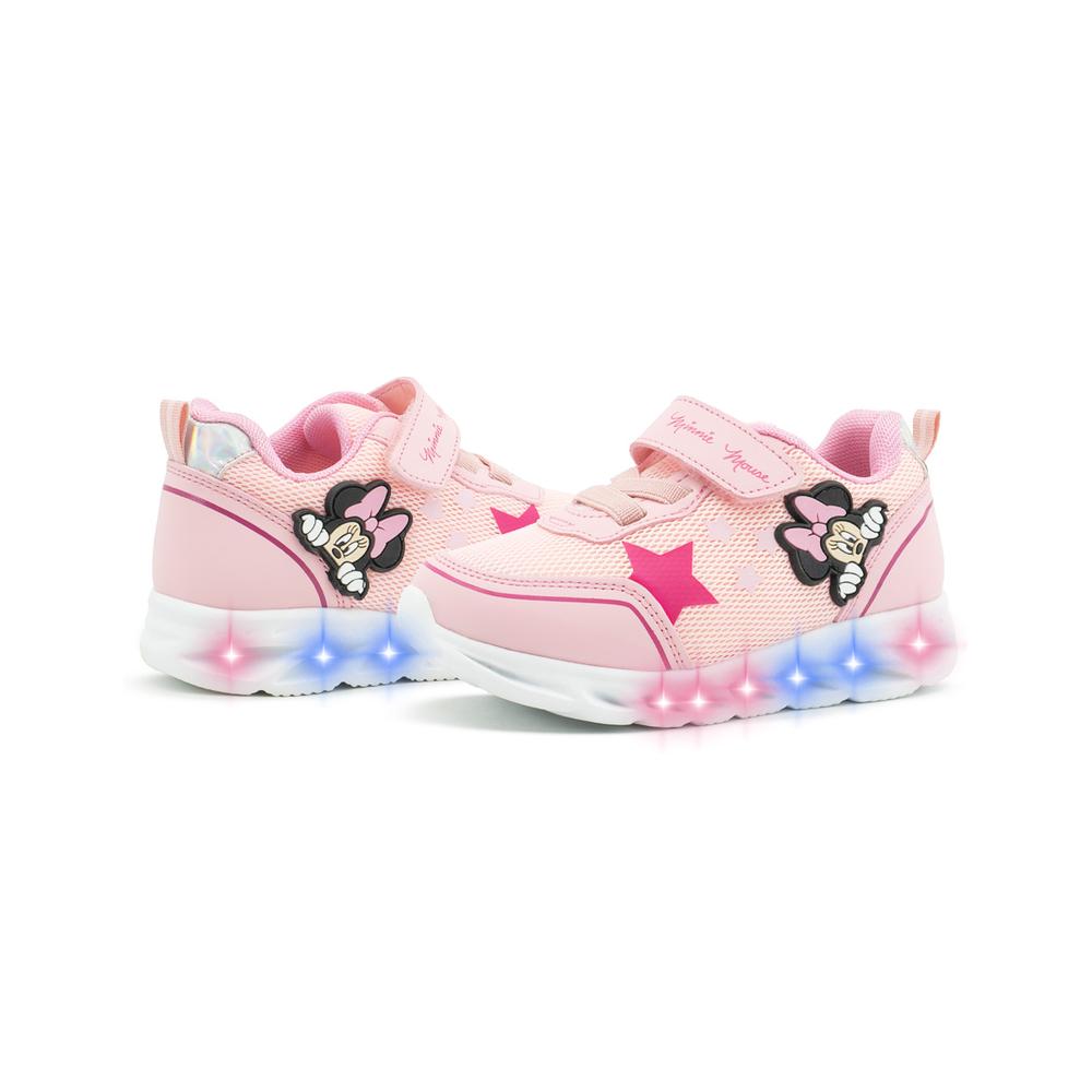 Foto 3 pulgar | Tenis Niña Luces Impacto Disney  Minnie Mouse Rosa 15-21.5 Rosa