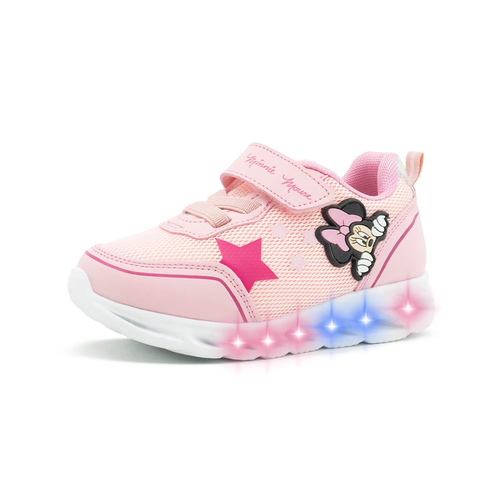 Foto 4 pulgar | Tenis Niña Luces Impacto Disney  Minnie Mouse Rosa 15-21.5 Rosa
