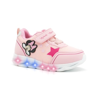 Foto 4 | Tenis Niña Luces Impacto Disney Minnie Mouse Rosa 15-21.5 Rosa