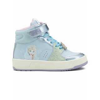 Foto 1 | Tenis Bota Tropicana Para Niña Frozen Elsa Casual Azul Claro Azul Cielo