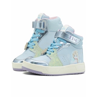Foto 2 | Tenis Bota Tropicana Para Niña Frozen Elsa Casual Azul Claro Azul Cielo