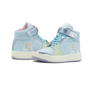 Foto 3 | Tenis Bota Tropicana Para Niña Frozen Elsa Casual Azul Claro Azul Cielo