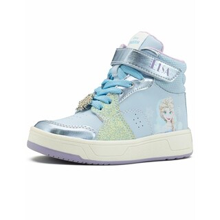 Foto 4 | Tenis Bota Tropicana Para Niña Frozen Elsa Casual Azul Claro Azul Cielo
