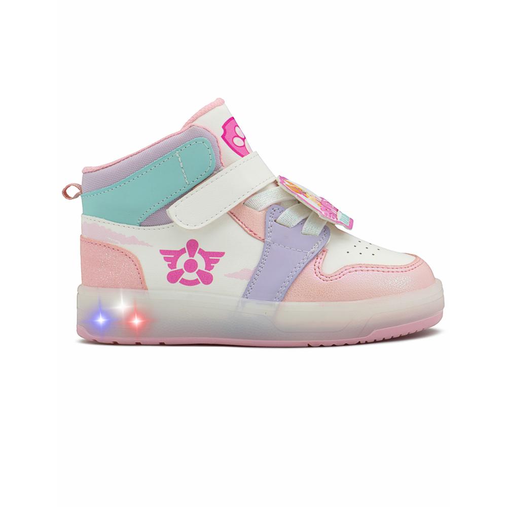 Tenis Bota Tropicana Para Niña Con Luces Paw Patro Skye Blanco