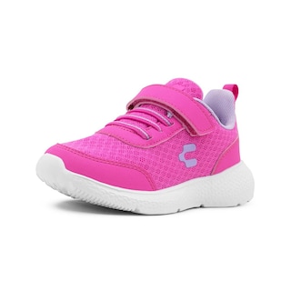 Foto 3 | Charly Niña Tenis Velcro Deportivo Antiderrapante Fiusha Blanco