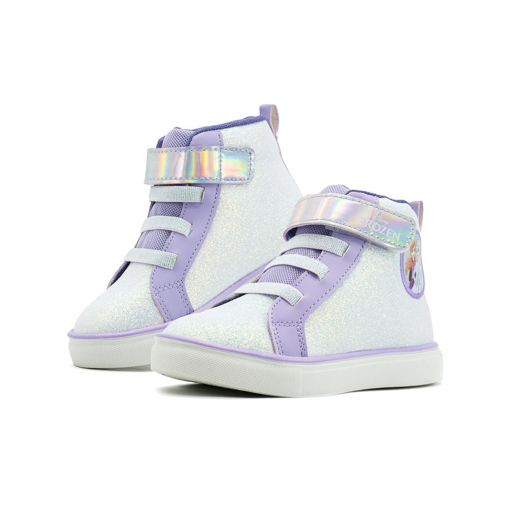 Foto 1 | Tenis Niña Tropicana Bota Glitter Lila Disney Frozen Velcro Lila
