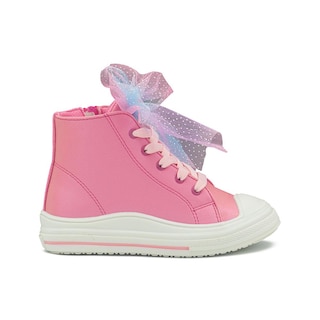 Foto 1 | Tenis Bota Con Plataforma Bambino Para Niñas Urbano Casual Rosa