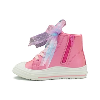 Foto 6 | Tenis Bota Con Plataforma Bambino Para Niñas Urbano Casual Rosa