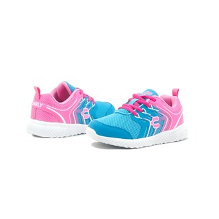 Foto 3 | Tenis Charly Kids Sport Para Niña Transpirable Running Azul/rosa Azul