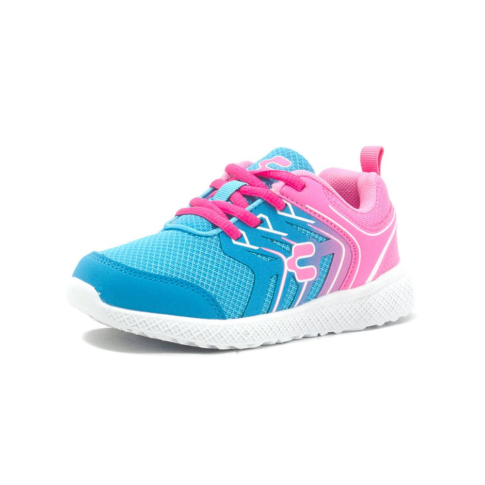 Foto 5 pulgar | Tenis Charly Kids Sport Para Niña Transpirable Running Azul/rosa Azul