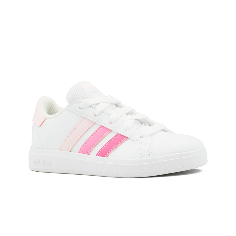 Foto 5 pulgar | ''encantadores Tenis Adidas Para Niñas En Blanco/rosa'' Blanco